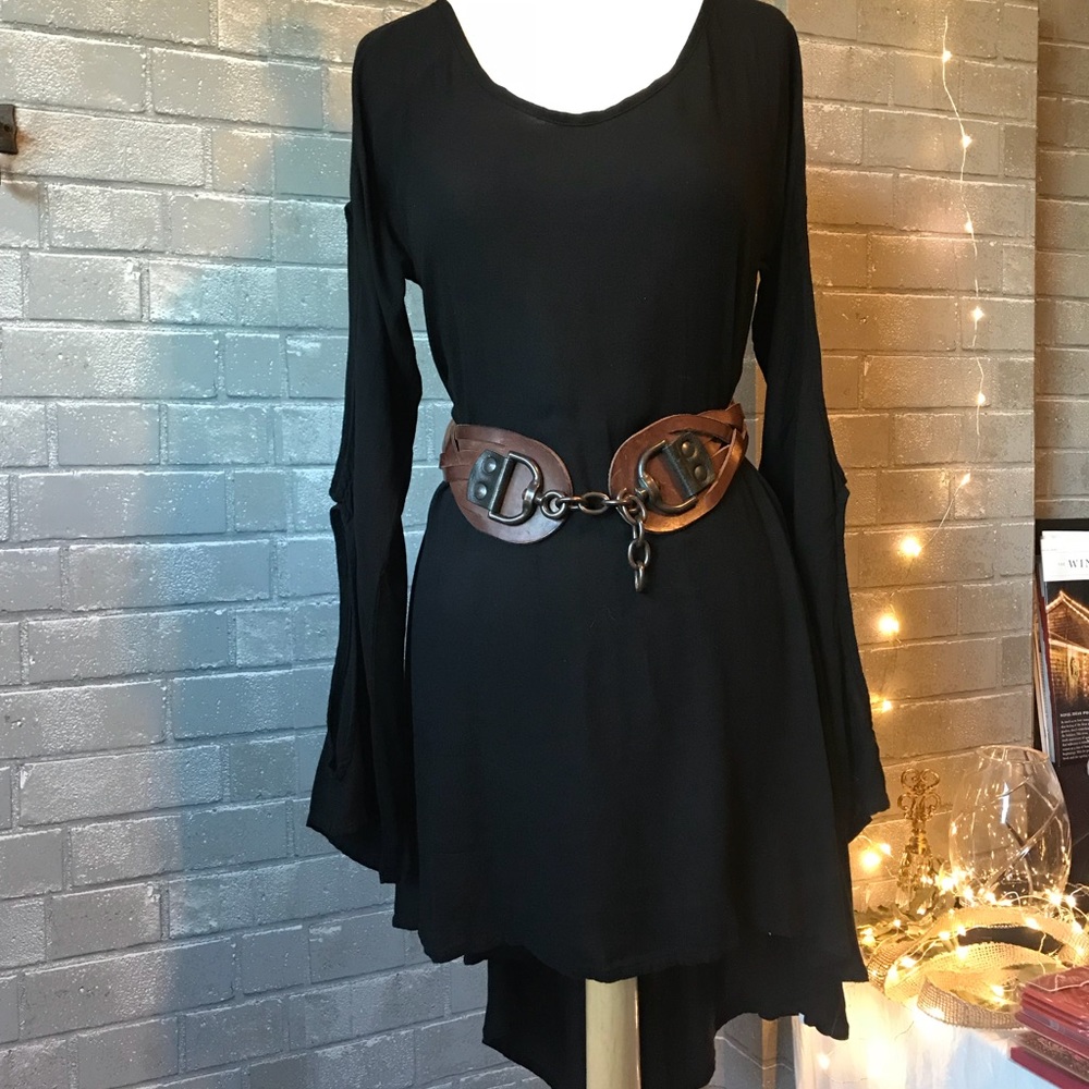 One Teaspoon oversized dress high-low hem